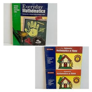 Everyday Mathematics University Chicago Early Childhood Kindergarten BUNDLE NEW